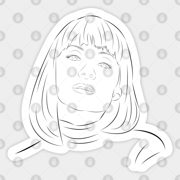 Najwa Nimri Sticker by LiLian-Kaff